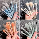 New 8Pcs Makeup Brush Set Makeup Concealer Brush Blush Loose Powder Brush Eye Shadow Highlighter Foundation Brush Beauty Tools 5