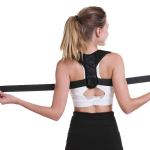 GETINFIT Adjustable Back Brace Support Spine Neck Health Correction Belt Invisible Shoulder Posture Corrector Home Office Unisex