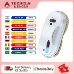 Intelligent Window Cleaning Robot Ultrasonic Atomization Water Spray 5600Pa Super Suction