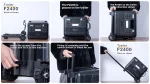 Portable Power Station With Hand Truck,Solar Generator with 2400W 6 X AC (4800W Peak), 2048Wh /110V/ 1.5H Fast 4