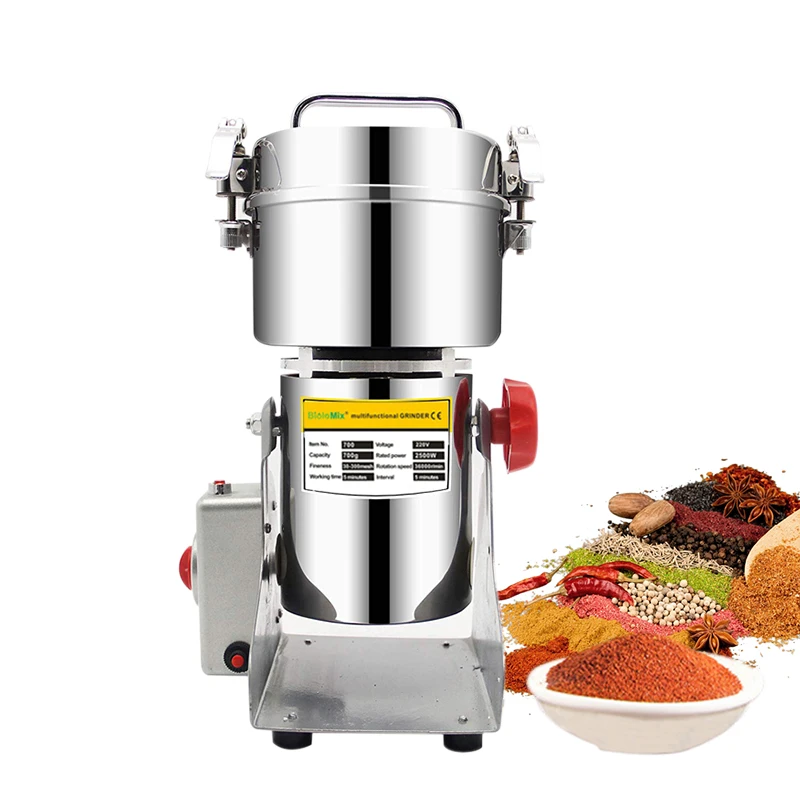 BioloMix Dry Food Grinder Mill 800g 700g - Grain Spice Herb Cereal Coffee Grinder Gristmill for Flour Powder Crushing BioloMix Dry Food Grinder Mill 800g 700g - Grain Spice Herb Cereal Coffee Grinder Gristmill for Flour Powder Crushing