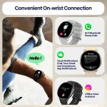 Zeblaze GTR 3 Pro AMOLED Display Make/Answer Phone Calls Smart Watch 316L Stainless Steel  Fitness Smartwatch For Men Women 6