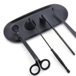 5 Styles Black Candle Extinguishers Scented Candle Trays, Scissors, Hook Accessories  Wick Trimmer Candle Extinguishing Tools 5