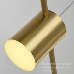 Modern Led Living Room Chandeliers Dining Table Ceiling Chandelier Kitchen Hanging Light Fixture Dimmable Indoor Lighting Lamp 5