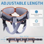 Elderly Step Patient Transfer Lift Belt with 7 Handed Transfer Strap Waist-Moving Mobility Aid Walking Standing Assist Aid 2
