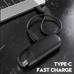 Nose Hair Trimmer Type-C Charging Rounded Arched Blade Electric Portable Men Mini Nose Hair Trimmer Face Care Kit Tools 4
