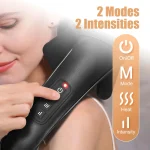 Masgre Shiatsu Back Neck Massager Cordless Shoulder Massager with Heat Electric Deep Tissue 3D Kneading Massage Pillow 6