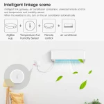 Tuya Zigbee Temperature and Humidity Sensor Intelligent Home Hygrometer work with Smart Life Alexa Google Assistant 2