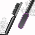 Electric Hair Straightener Brush Professional Fashion Fast Heating Ceramic Hair Straightener 4