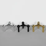 Luxury Candlestick Holders 10cm Small Stand Nordic Stainess steel Candlestick for Stick Skinny Candelabra Set Living Room Decor 6