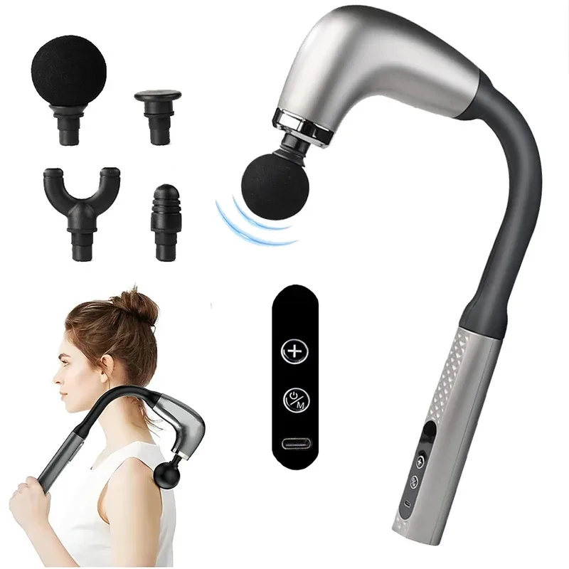 2025 New Smart Fascia Gun Electric Massager Massage Hammer Electric Fascia Gun Home Handheld Hammer Back Artifact Christmas Gift 2025 New Smart Fascia Gun Electric Massager Massage Hammer Electric Fascia Gun Home Handheld Hammer Back Artifact Christmas Gift