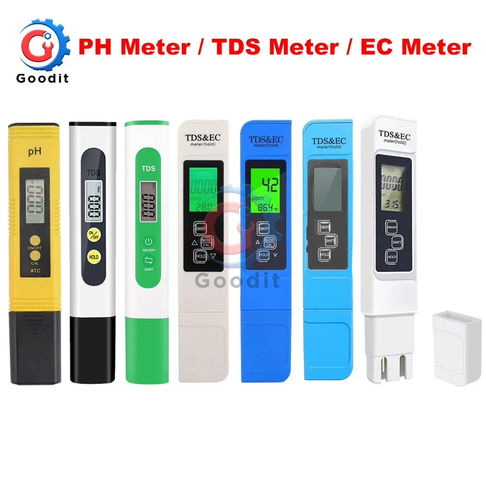 TDS Meter Digital Water Tester 0-9990ppm Drinking Water Quality Analyzer Monitor Filter Rapid Test Aquarium Hydroponics Pools TDS Meter Digital Water Tester 0-9990ppm Drinking Water Quality Analyzer Monitor Filter Rapid Test Aquarium Hydroponics Pools