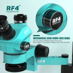 RF47050PRO-FO19 Multi-Functional Silicone Built-in Metal Microscope Base, Mobile Phone Repair Triocular Stereo Microscope 6 Zoom 5