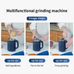 Electric Coffee Grinder Food Processors Spice Grain Mill Baby Food Coffee Bean Mixer Grinder 300W Blender for Home and Kitchen 3