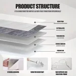 Waterproof and antifouling wall sticker self-adhesive wallpaper 1 roll thick foam marble wallpaper for bedroom and living room 6