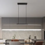 Pendant Light Modern Simple Dining Room Light For Wall Kitchen Long Chandelier Living Room Pendant Lamp Home Decoration Lighting 2