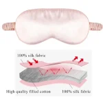 Imitated Silk Eye Patch Shading Sleep Eye Mask Eyepatch Travel Relax Cover Eyeshade Health Sleeping Shield Eye Care Tools 3
