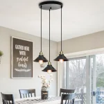 Vintage Pendant Light Loft Retro Chandelier Pendant Lamp E27 Base Industrial Hanging light Edison Home Lighting for Living Room 4