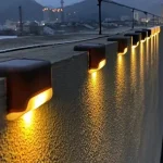1/4/8/12/pcs Solar LED Lights Outdoor Garden Light Deck Lamp Solar Stairs Light Waterproof Solar Step Lamp Patio Garden Decor 2