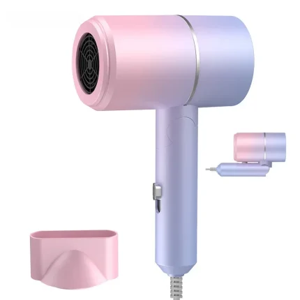 MIni  Folding Hairdryer 220V-240V 750W with Carrying Bag Hot Air Anion Hair Care for Home Travel Hair Dryer Blow Drier Portable