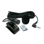 Car Audio Microphone 3.5mm Clip Jack Plug Mic Stereo Mini Wired External Microphone For Auto DVD Radio 3m Long Professionals 5