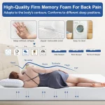 Hcore 8/10 Inch Queen Size Mattress, Tencel Cover, Premier Cooling Green Tea/Gel Medium Firm Mattress in a Box. 3