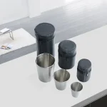 2025 4Pcs Outdoor Travel Stainless Steel Cups Mini Glasses for Whisky Wine with Case Portable Drinkware 30ml/70ml/170ml 2