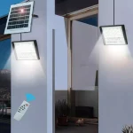 300W LED Solar Street Lights Outdoor Flood Lamps Waterproof Spotlight Emergency Lighting Dusk To Dawn Wall Light For Yard Garden 3