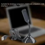 Professional High Quality Adjustable USB Microphone For Laptop And Computer Studio Singing Gaming Streaming Mikrofon Stand Mic 4