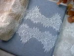 3Meters White/black Underwear Eyelash Lace Fabric Ribbon Diy Female Lace Trims Wedding Decoration 3