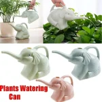 Cute Plastic Elephant Shape Watering Pot Can Plant Outdoor Irrigation Gardening Tools Equipment Garden Supplies Home Accessories 2