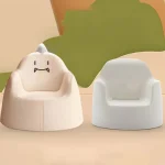 Children's Mini Cartoon Sofa Baby Cute Rabbit Bear Seat Removable Washable Boy Girl 1-6 Years Small Confortable Sofa for Reading 5