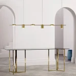 Modern Led Living Room Chandeliers Dining Table Ceiling Chandelier Kitchen Hanging Light Fixture Dimmable Indoor Lighting Lamp 2