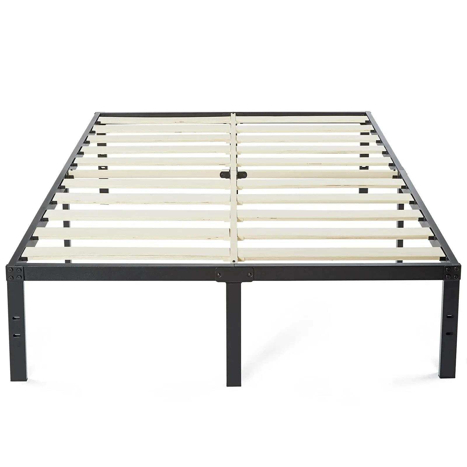 DDPNKL Metal Bed Frame 16 Inch, Heavy Duty Bed Frame with Wooden Slats, 16 Inch Mattress Foundation/No Box Spring Needed DDPNKL Metal Bed Frame 16 Inch, Heavy Duty Bed Frame with Wooden Slats, 16 Inch Mattress Foundation/No Box Spring Needed
