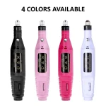 Electric Nail Sander Set Nail Drill Machine Grinding Equipment Milling Cutter For Manicure Pedicure Strong Polishing Tools 6