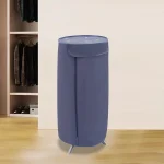 900W Portable Electric Clothes Dryer Large-capacity with Towel Rack PTC Heating Round Outer Cover for Homes, Apartments 2