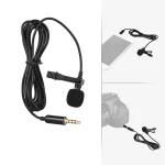 1.5m Mini Portable Lavalier Microphone Condenser Clip-on Lapel Mic Wired USB 3.5mm Type-C Microfon For Phone for Laptop PC 4