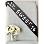 The One Where it's my 16th 18th 30th 40th 50th 60th birthday sash Friends themed happy Birthday Party decoration Bestie Gift 2