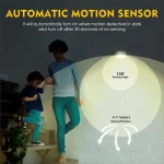 LED Night Light EU Plug In Smart Motion Sensor Light 220V Wall Lamp for Home Aisle WC Hallway Stair Kitchen Bedroom Night Lamp 2