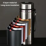 500ML-1Liter Stainless Steel Thermos Bottle with LED Temperature Display Sus304 Tea Water Bottle Vacuum Flask Portable Cups 4