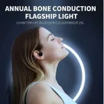 NEW Real Bone Conduction Sport Headphone Wireless Earphone Bluetooth-Compatible Headset Hands-free with Mic for Running 3