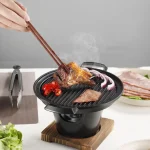 Detachable Japanese Alcohol Stove Korean Portable Non-stick Mini Barbecue Stove Barbecue Grill Camping 5