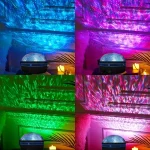 1pc Star Projector, Galaxy Projector, Water Ocean Wave Projector For Bedroom Night Light  Room Decor With 7-Colors Patterns 2