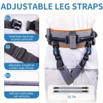 Elderly Step Patient Transfer Lift Belt with 7 Handed Transfer Strap Waist-Moving Mobility Aid Walking Standing Assist Aid 3