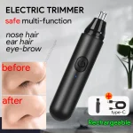 HOT Electric Nose Hair Trimmer Ear Hair Trimmer Eye-brow shaping Professional Safe Painless Portable For Business Trip And Home
