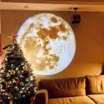 USB Ceiling Moon Earth Projection Atmosphere Light Starry Sky Lamp Night Light Romantic Bedroom Decoration Galaxy Projector 2