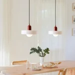 Nordic Retro Glass Chandelier Medieval pendant light  simple modern creative glass bedside lamp retro green pendant light