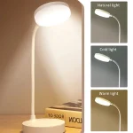 USB Plug-in Portable LED Desk Lamp - 3 Color Stepless Dimming Eye Protection Bedroom Bedside Table Light 2