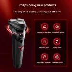 PHILIPS S1113 Electric Shaver USB Charge Stainless Steel PowerCut Blade Razor Triple Floating Head Men Fast Shave Beard Trimmer 2