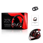 Best Colorful Earphones Wireless Bluetooth 5.3 Headsets Built-in Mp3 Player Foldable Sport Headphones Stereo Sound For Cellphone 5